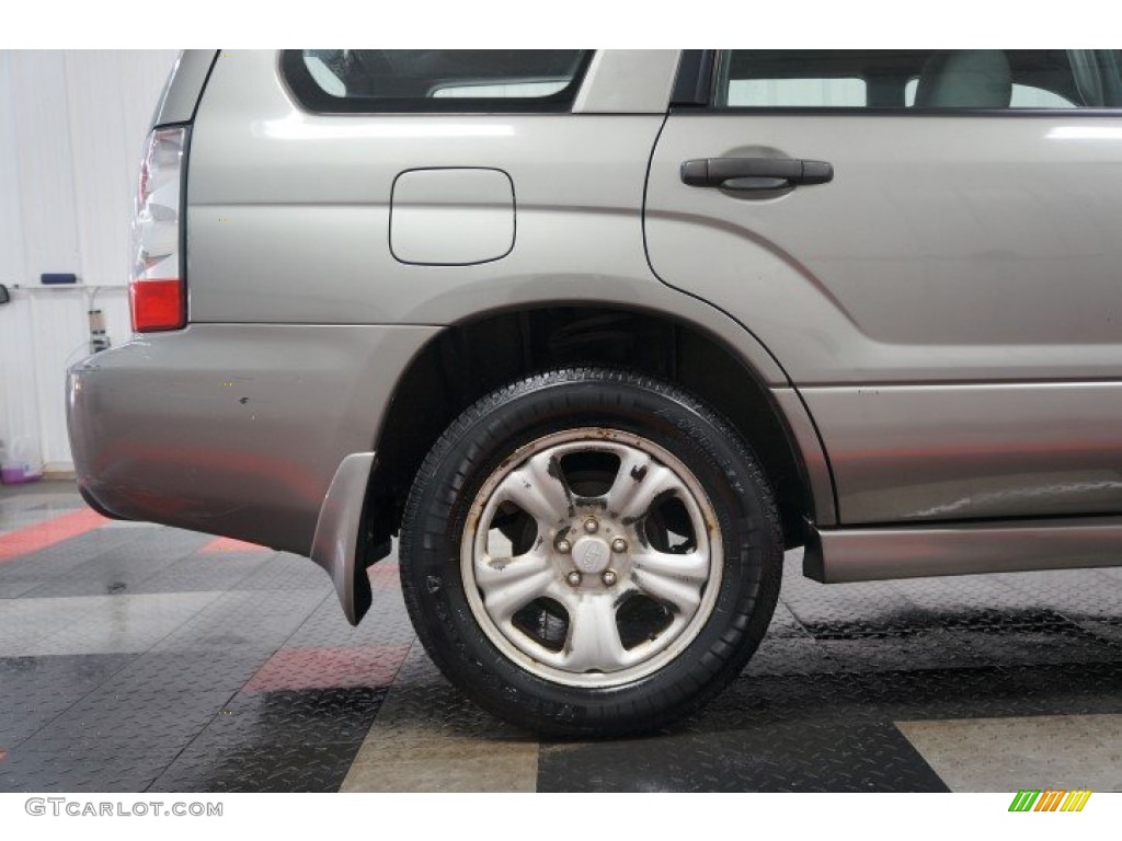 2006 Forester 2.5 X - Steel Gray Metallic / Graphite Gray photo #46