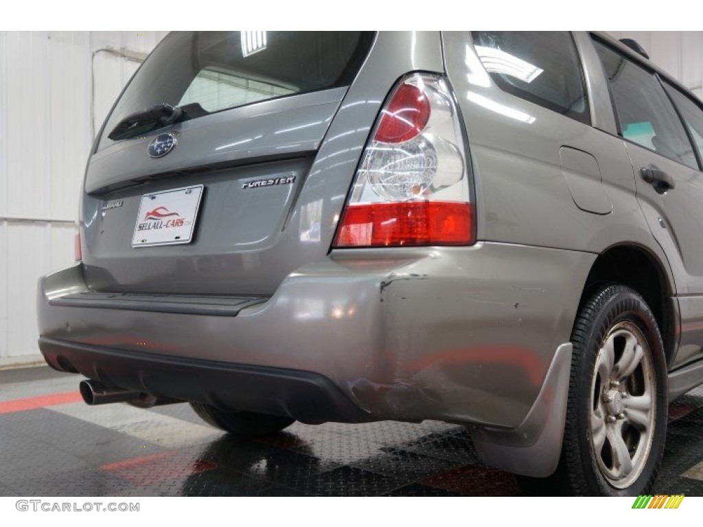 2006 Forester 2.5 X - Steel Gray Metallic / Graphite Gray photo #51