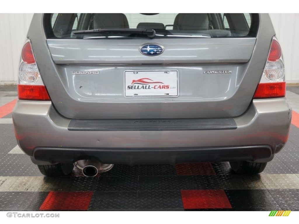 2006 Forester 2.5 X - Steel Gray Metallic / Graphite Gray photo #53