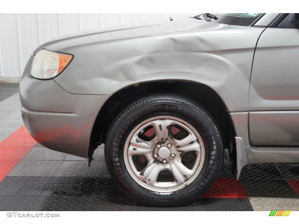 2006 Forester 2.5 X - Steel Gray Metallic / Graphite Gray photo #62