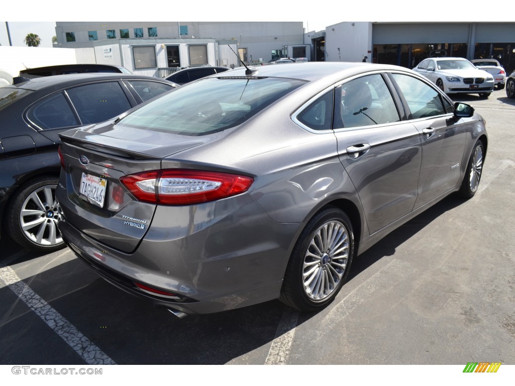 2013 Fusion Hybrid Titanium - Sterling Gray Metallic / Charcoal Black photo #5