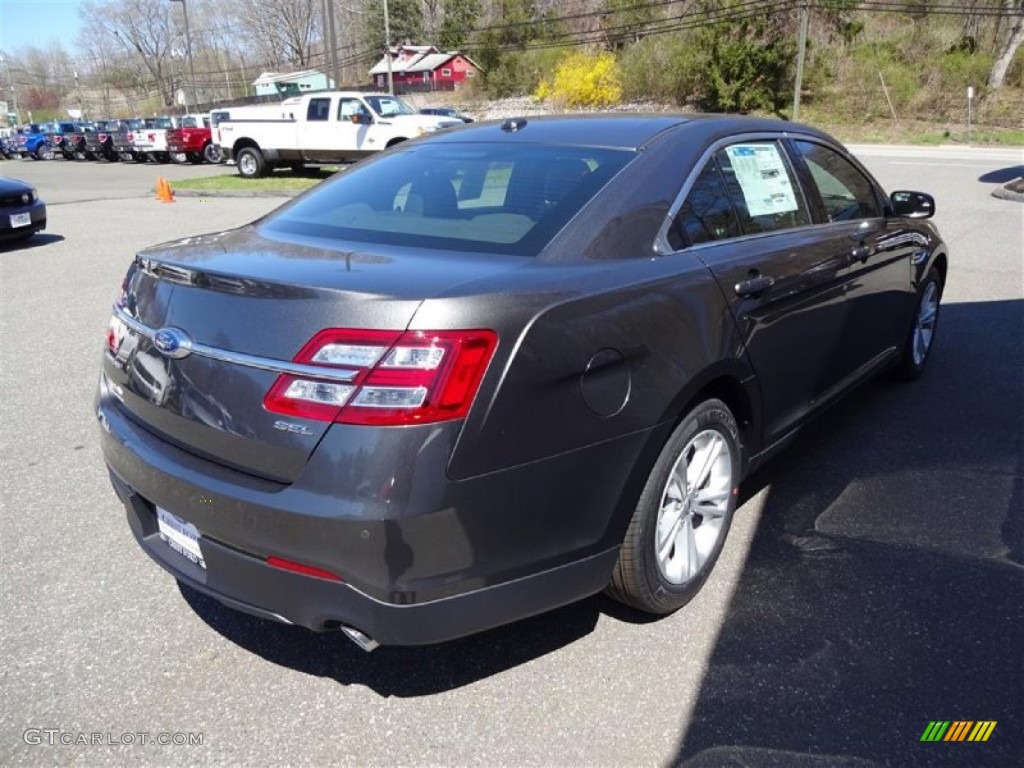 2015 Taurus SEL - Magnetic Metallic / Charcoal Black photo #7