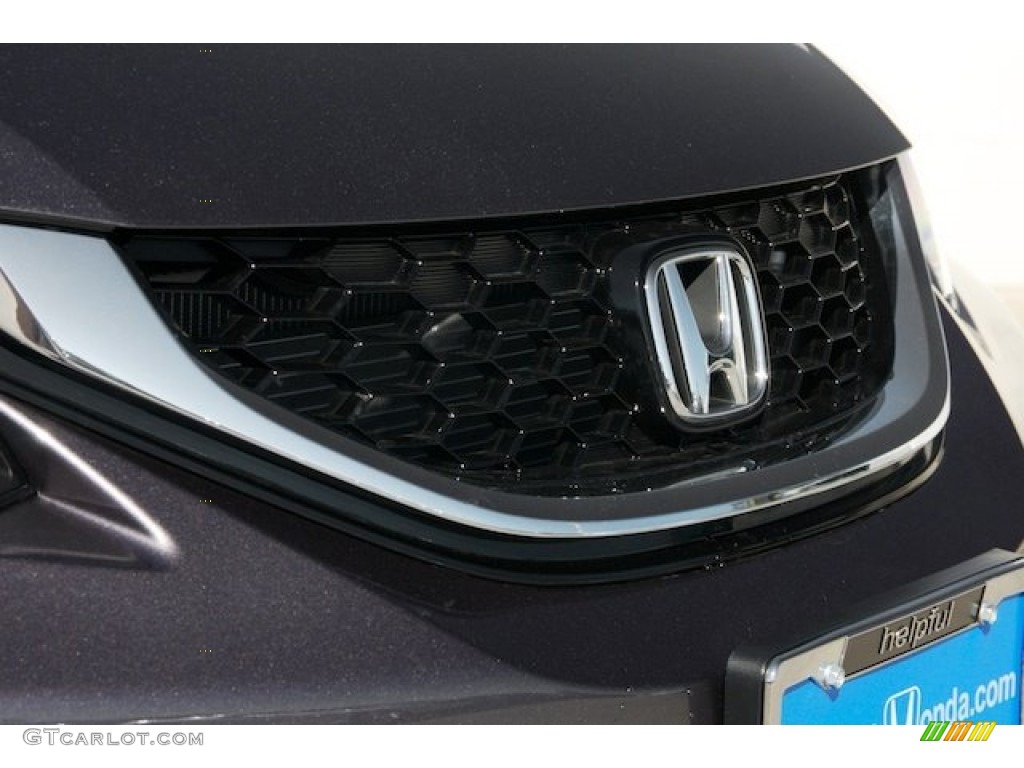 2015 Civic EX Sedan - Modern Steel Metallic / Gray photo #4