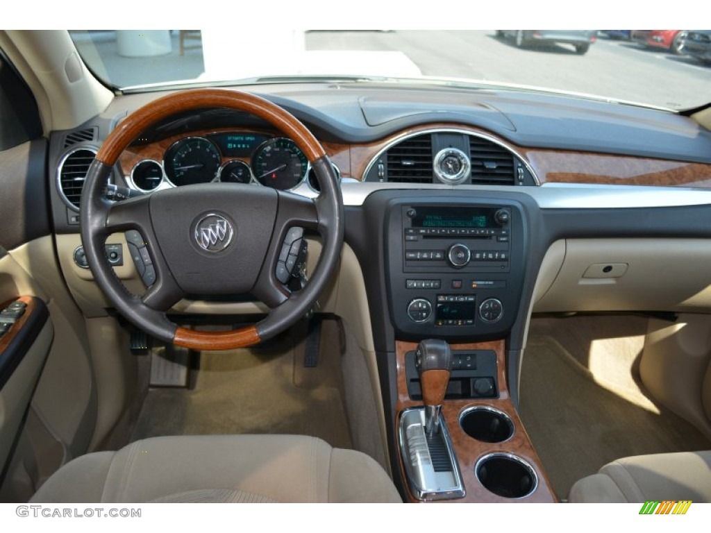 2010 Enclave CX - White Diamond Tricoat / Cashmere/Cocoa photo #12