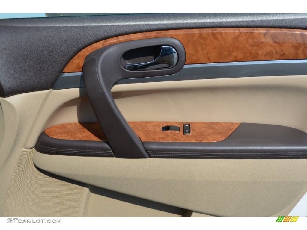2010 Enclave CX - White Diamond Tricoat / Cashmere/Cocoa photo #17