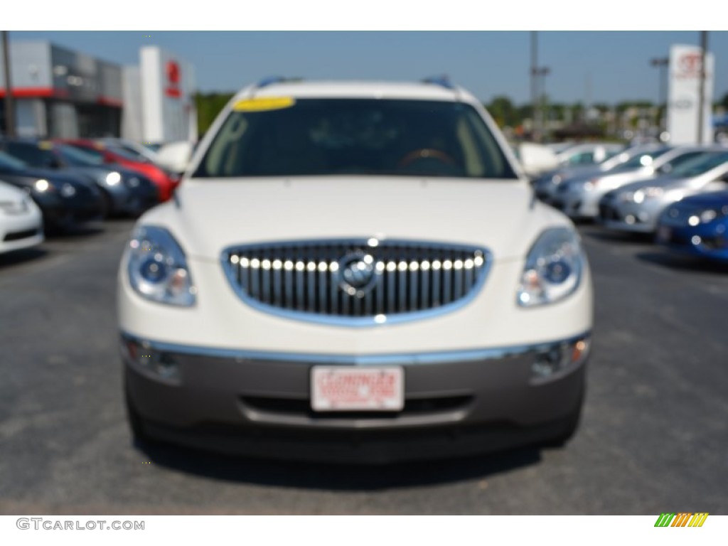 2010 Enclave CX - White Diamond Tricoat / Cashmere/Cocoa photo #30