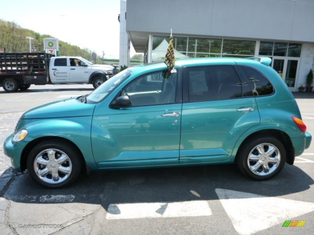 2004 PT Cruiser Touring - Seamist Green Metallic / Dark Slate Gray photo #2