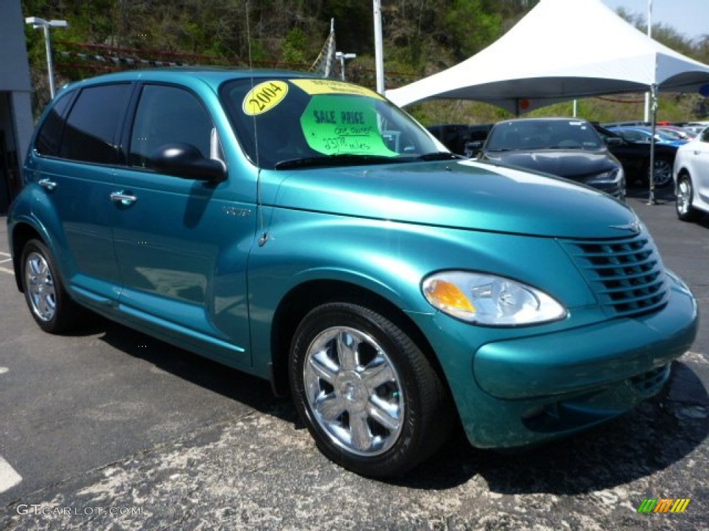 2004 PT Cruiser Touring - Seamist Green Metallic / Dark Slate Gray photo #8