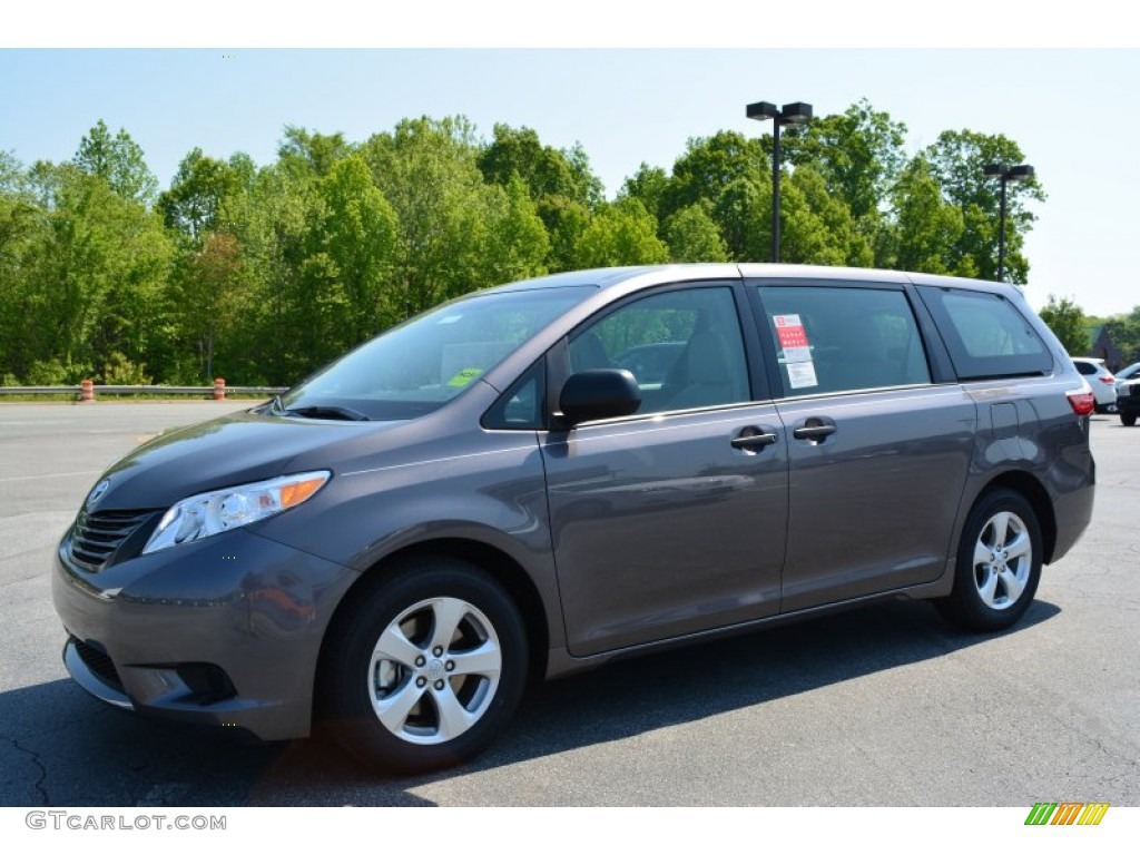 Predawn Gray Mica 2015 Toyota Sienna L Exterior Photo #103656672