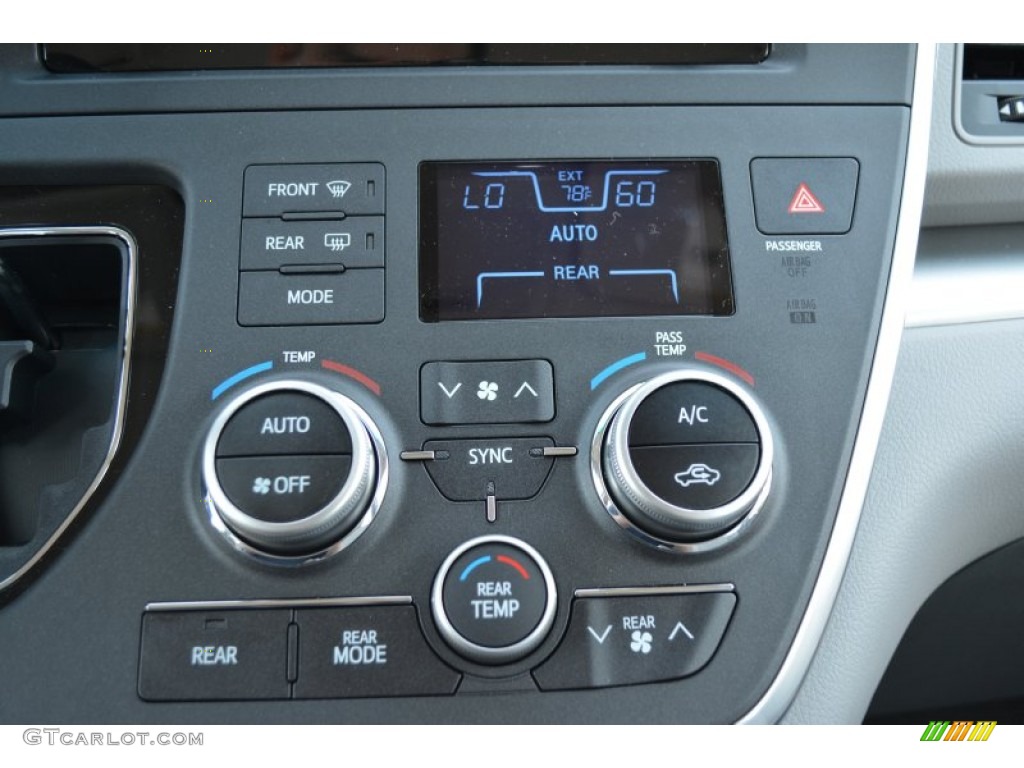 2015 Toyota Sienna L Controls Photo #103656942