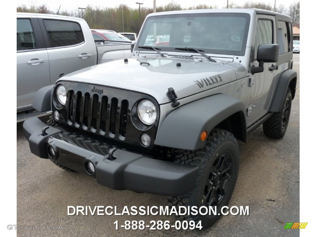 2015 Wrangler Sport 4x4 - Billet Silver Metallic / Black photo #1