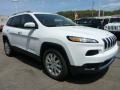2015 Bright White Jeep Cherokee Limited 4x4  photo #8