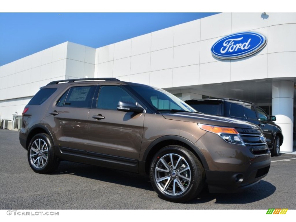 2015 Explorer XLT - Caribou / Charcoal Black photo #1