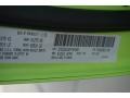  2015 Challenger SRT 392 Sublime Green Pearl Color Code PFB