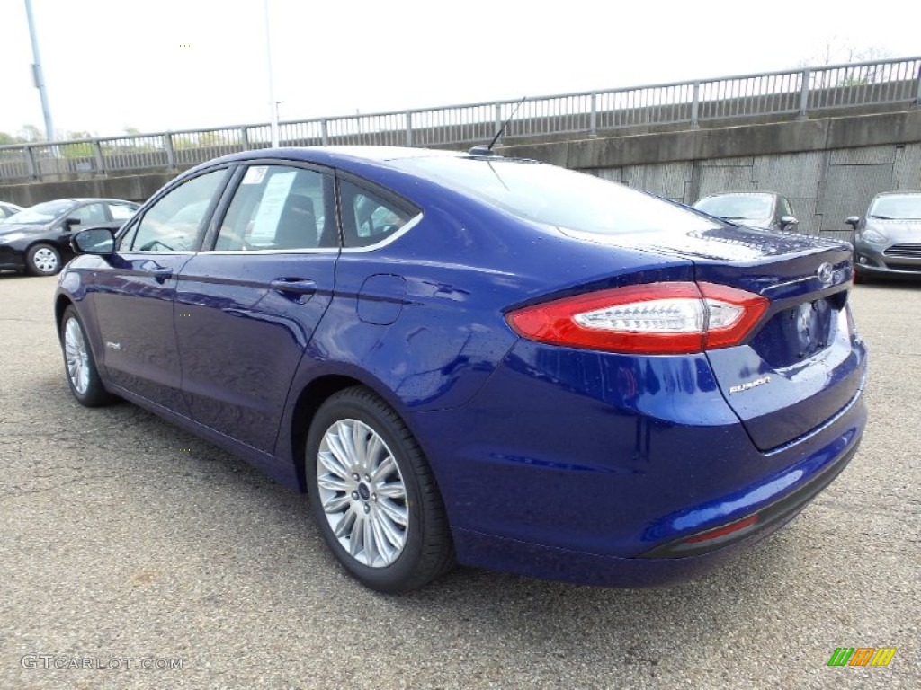2016 Fusion Hybrid SE - Deep Impact Blue Metallic / Charcoal Black photo #5