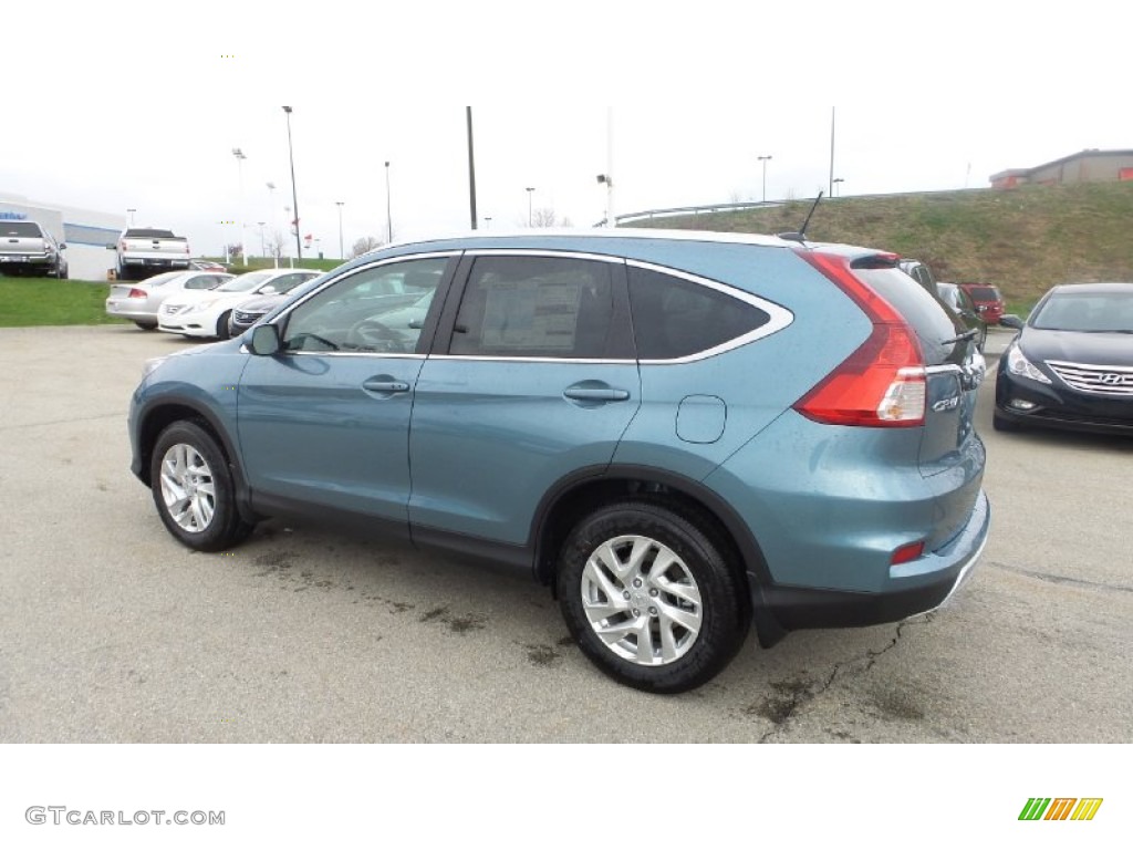 2015 CR-V EX-L AWD - Mountain Air Metallic / Beige photo #6