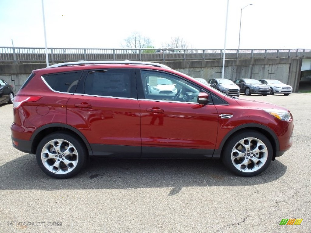 2015 Escape Titanium 4WD - Ruby Red Metallic / Medium Light Stone photo #1