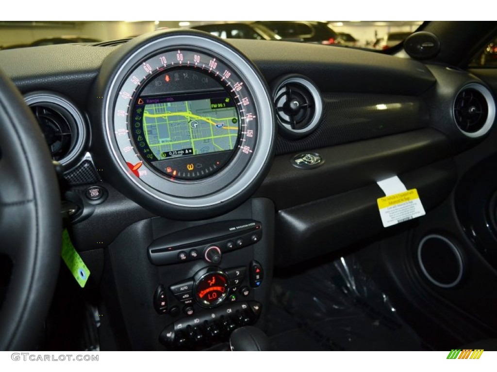 2015 Mini Roadster Cooper S Carbon Black Dashboard Photo #103666128