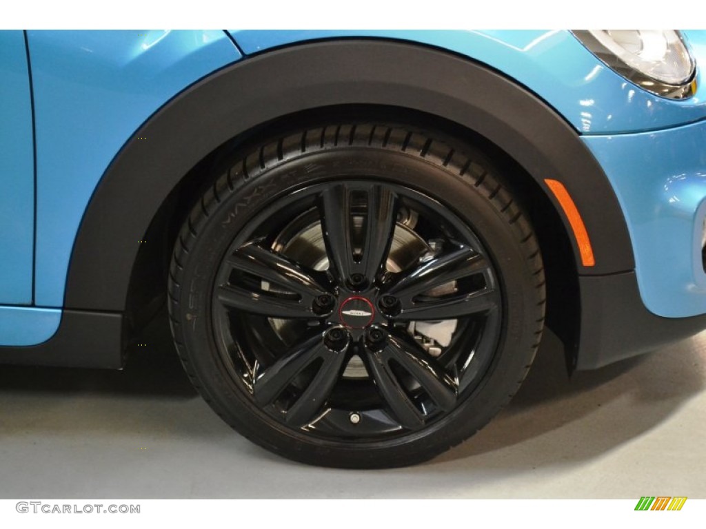 2015 Cooper S Hardtop 2 Door - Electric Blue Metallic / Carbon Black photo #3