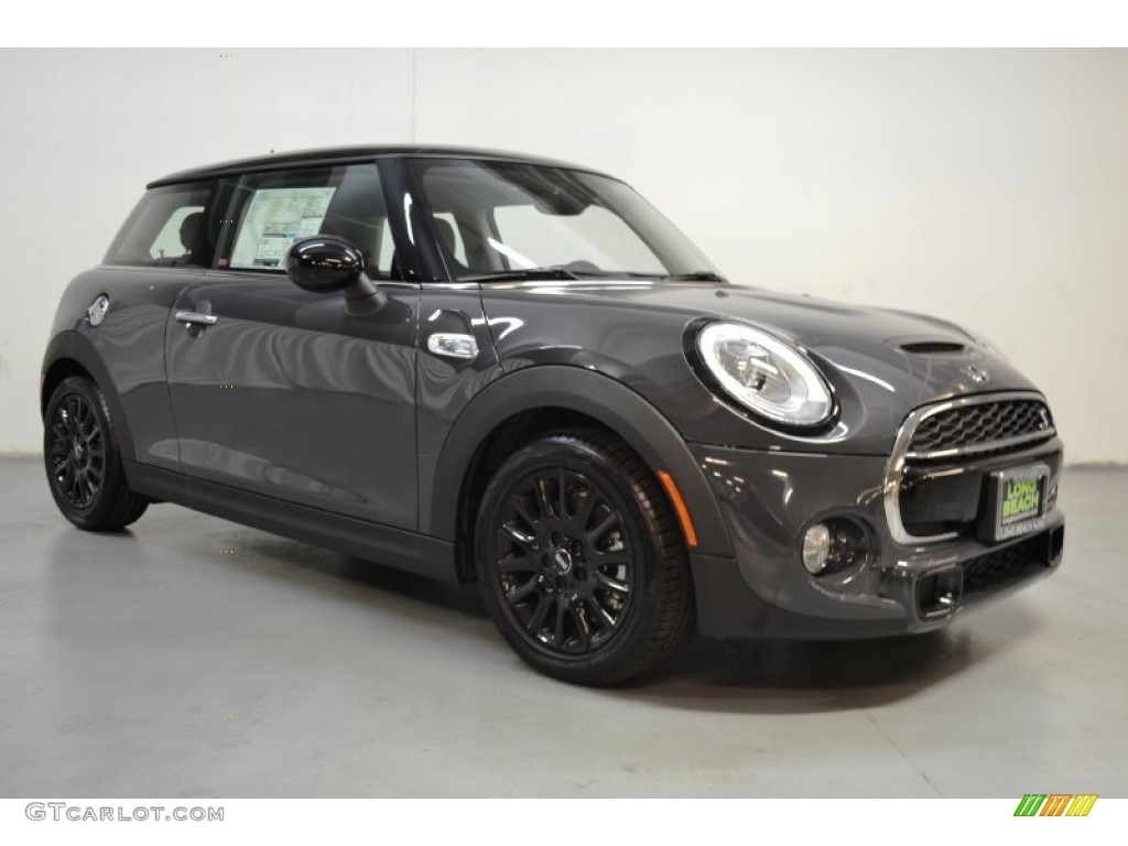 2015 Cooper S Hardtop 2 Door - Thunder Gray Metallic / Carbon Black photo #2