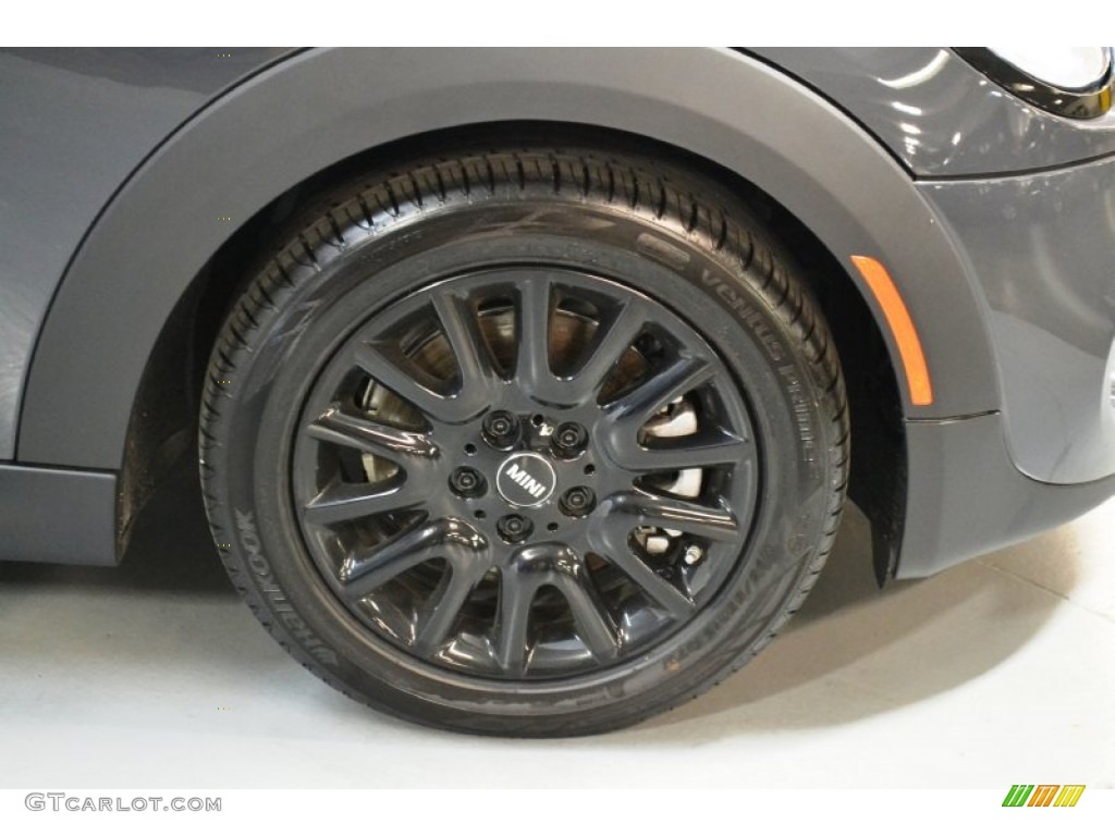 2015 Cooper S Hardtop 2 Door - Thunder Gray Metallic / Carbon Black photo #3