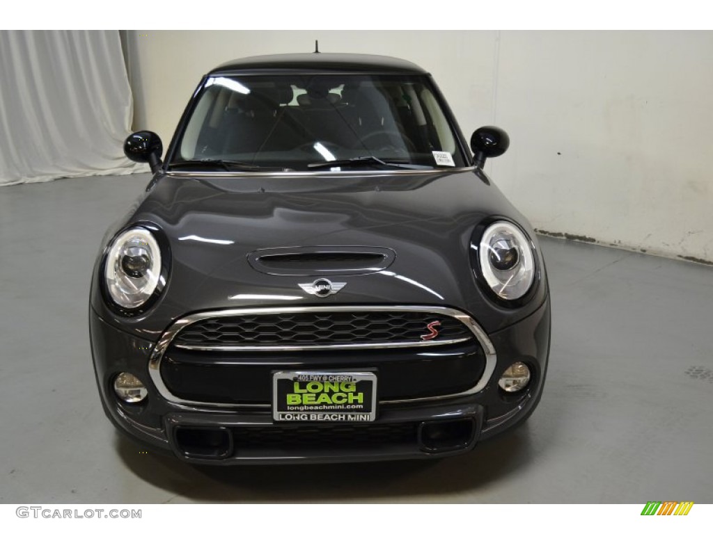 2015 Cooper S Hardtop 2 Door - Thunder Gray Metallic / Carbon Black photo #4