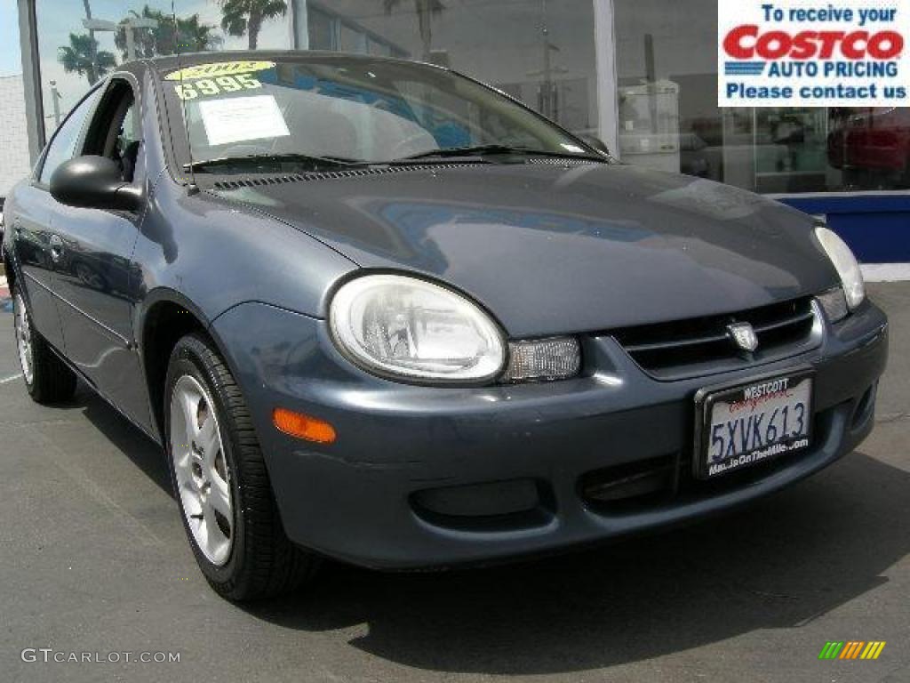 2002 Neon SE - Steel Blue Pearl / Dark Slate Gray photo #1