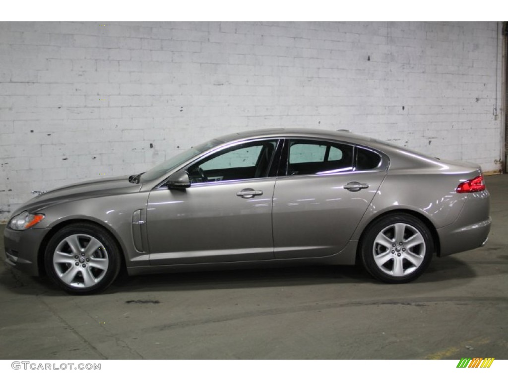 2010 XF Sport Sedan - Vapour Grey Metallic / Warm Charcoal photo #2