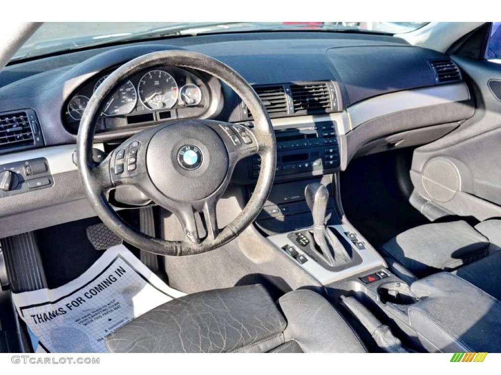 2002 3 Series 330i Coupe - Titanium Silver Metallic / Black photo #33