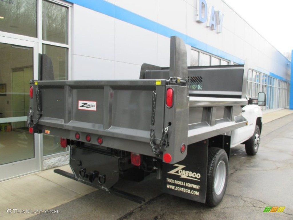 2015 Silverado 3500HD WT Regular Cab Dump Truck - Summit White / Jet Black/Dark Ash photo #3