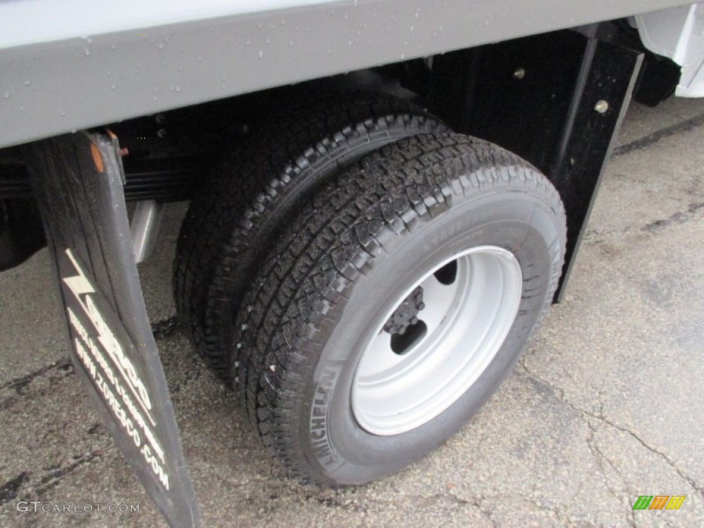2015 Silverado 3500HD WT Regular Cab Dump Truck - Summit White / Jet Black/Dark Ash photo #4