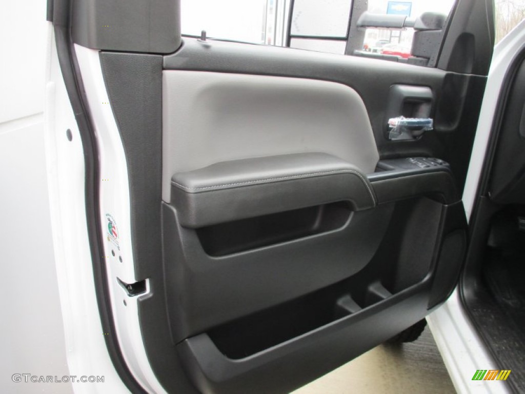 2015 Silverado 3500HD WT Regular Cab Dump Truck - Summit White / Jet Black/Dark Ash photo #12
