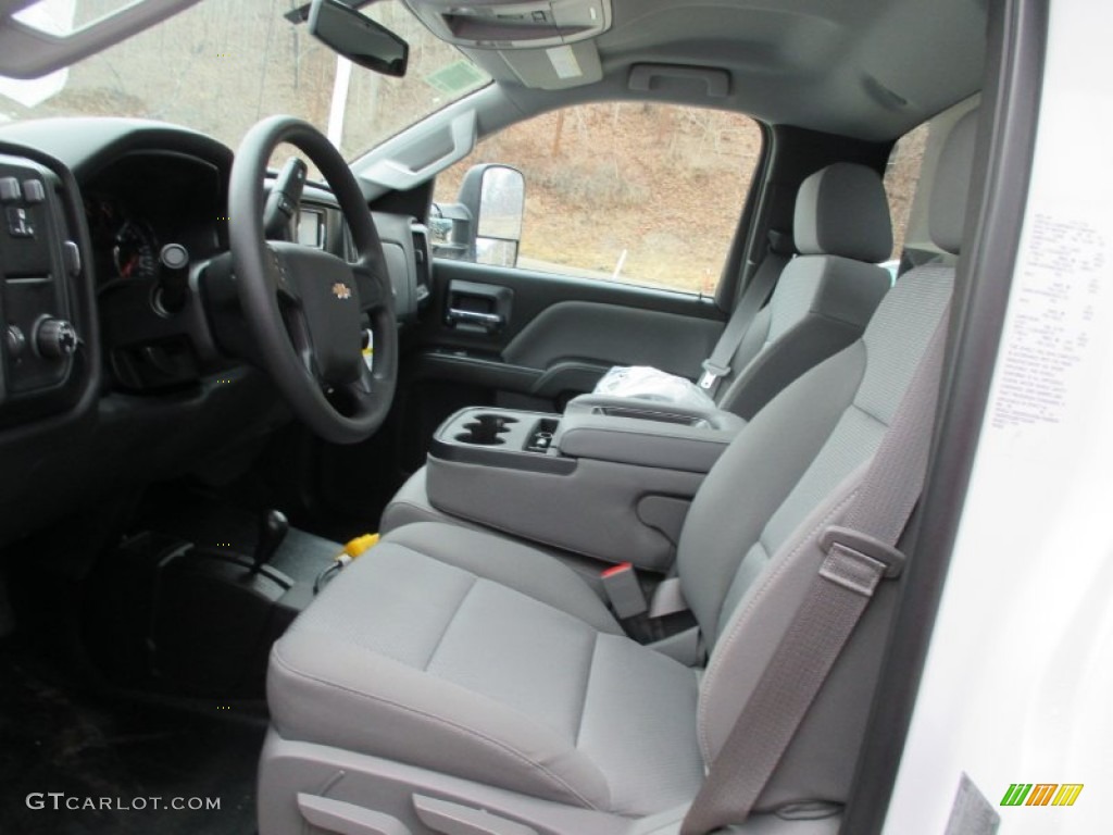 2015 Silverado 3500HD WT Regular Cab Dump Truck - Summit White / Jet Black/Dark Ash photo #13