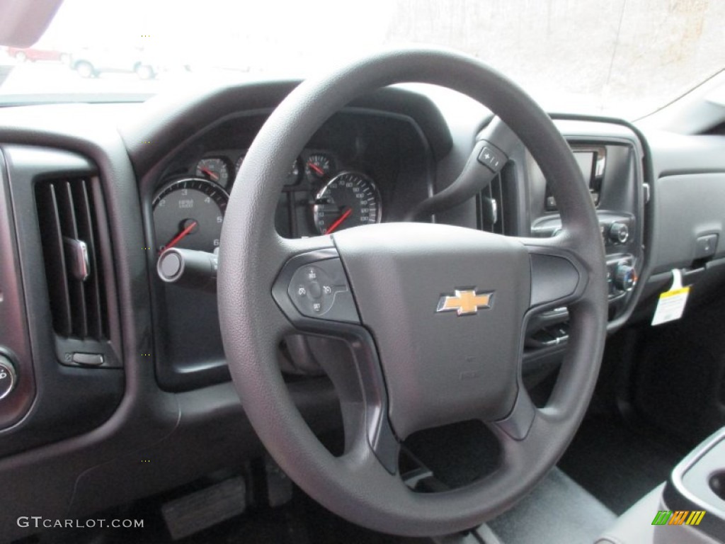 2015 Silverado 3500HD WT Regular Cab Dump Truck - Summit White / Jet Black/Dark Ash photo #16