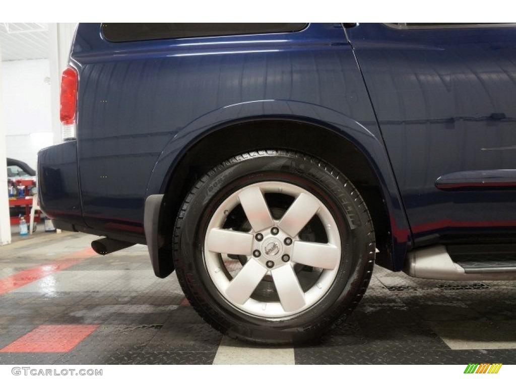 2008 Armada LE 4x4 - Majestic Blue / Almond photo #52