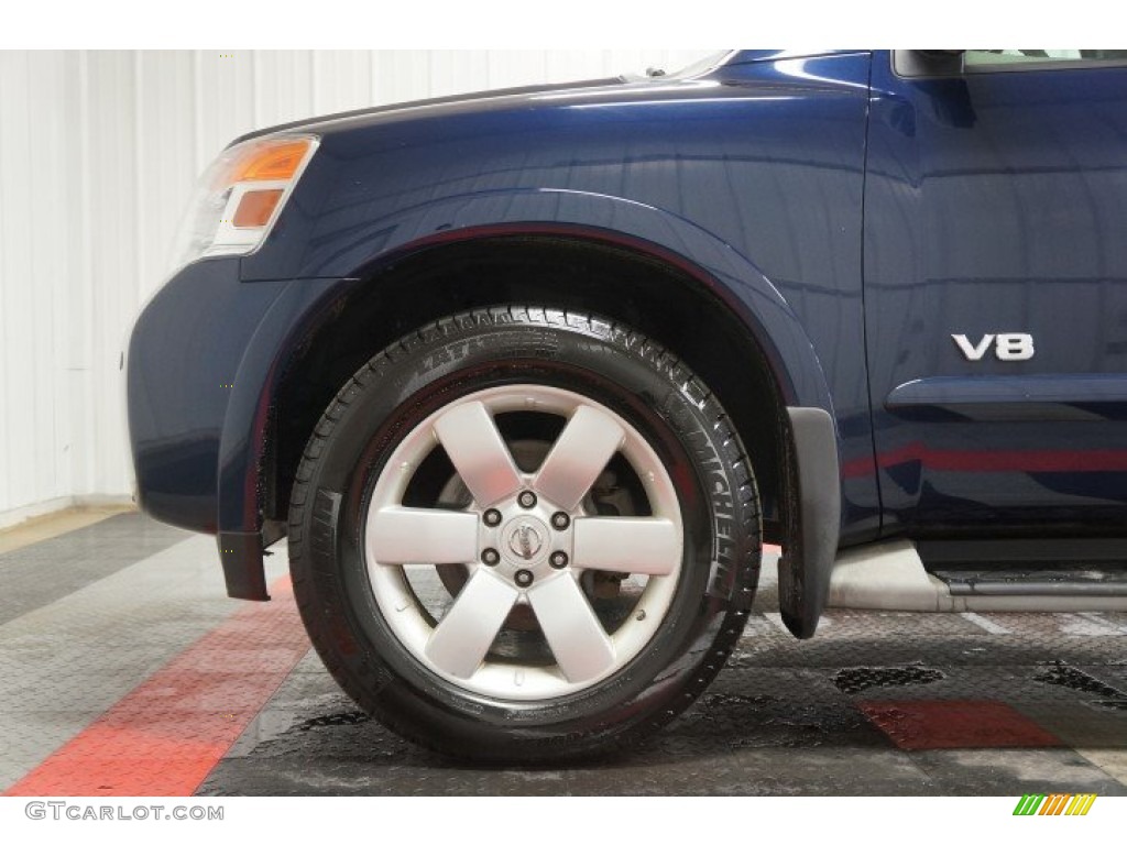 2008 Armada LE 4x4 - Majestic Blue / Almond photo #68
