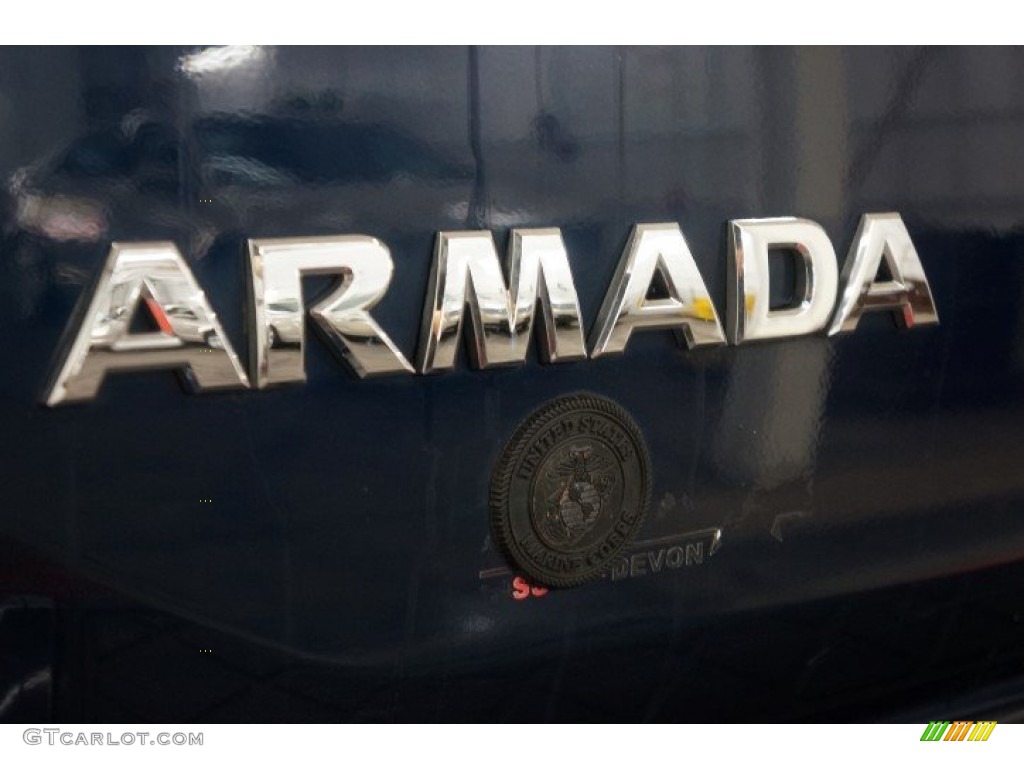 2008 Armada LE 4x4 - Majestic Blue / Almond photo #72