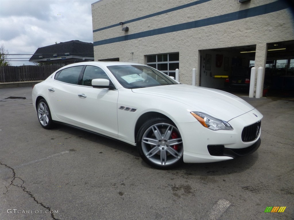 2015 Quattroporte S Q4 AWD - Bianco (White) / Rosso photo #1
