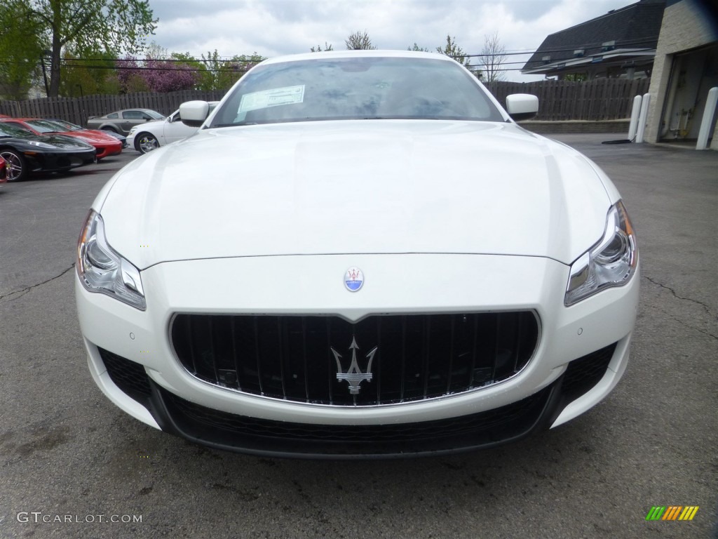 2015 Quattroporte S Q4 AWD - Bianco (White) / Rosso photo #2