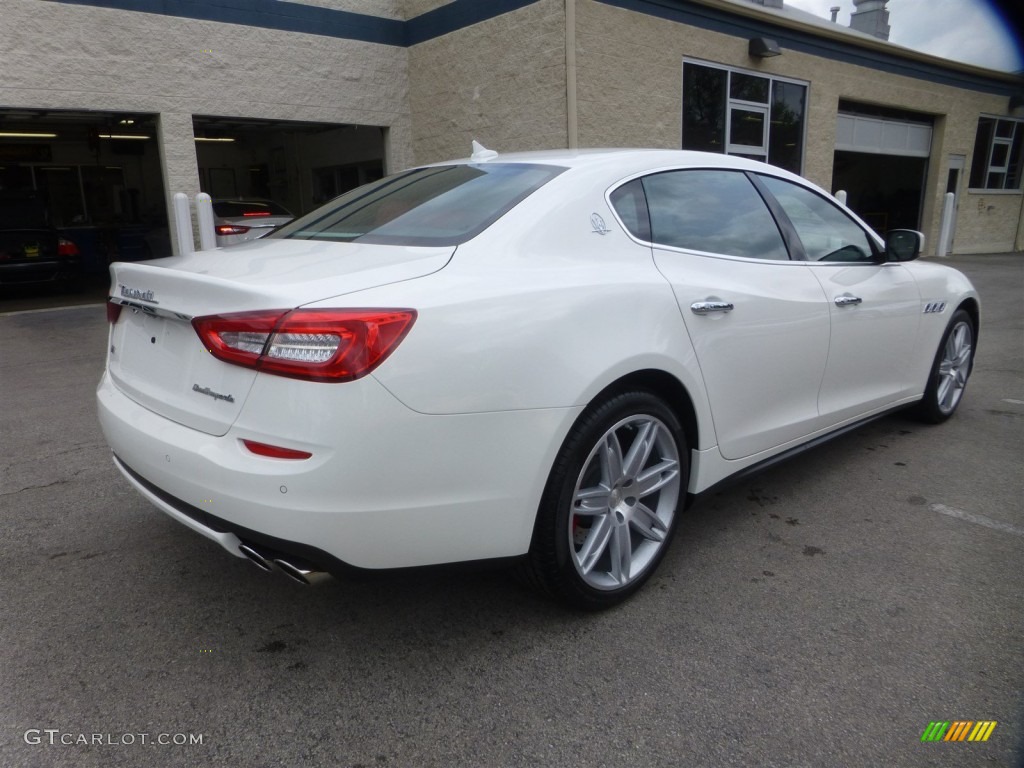 2015 Quattroporte S Q4 AWD - Bianco (White) / Rosso photo #4