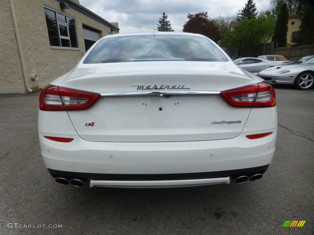 2015 Quattroporte S Q4 AWD - Bianco (White) / Rosso photo #5