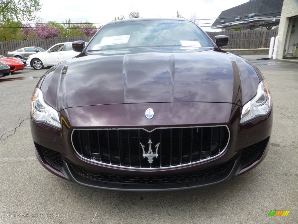 2015 Quattroporte S Q4 AWD - Rosso Folgore (Dark Red Metallic) / Cuoio photo #2