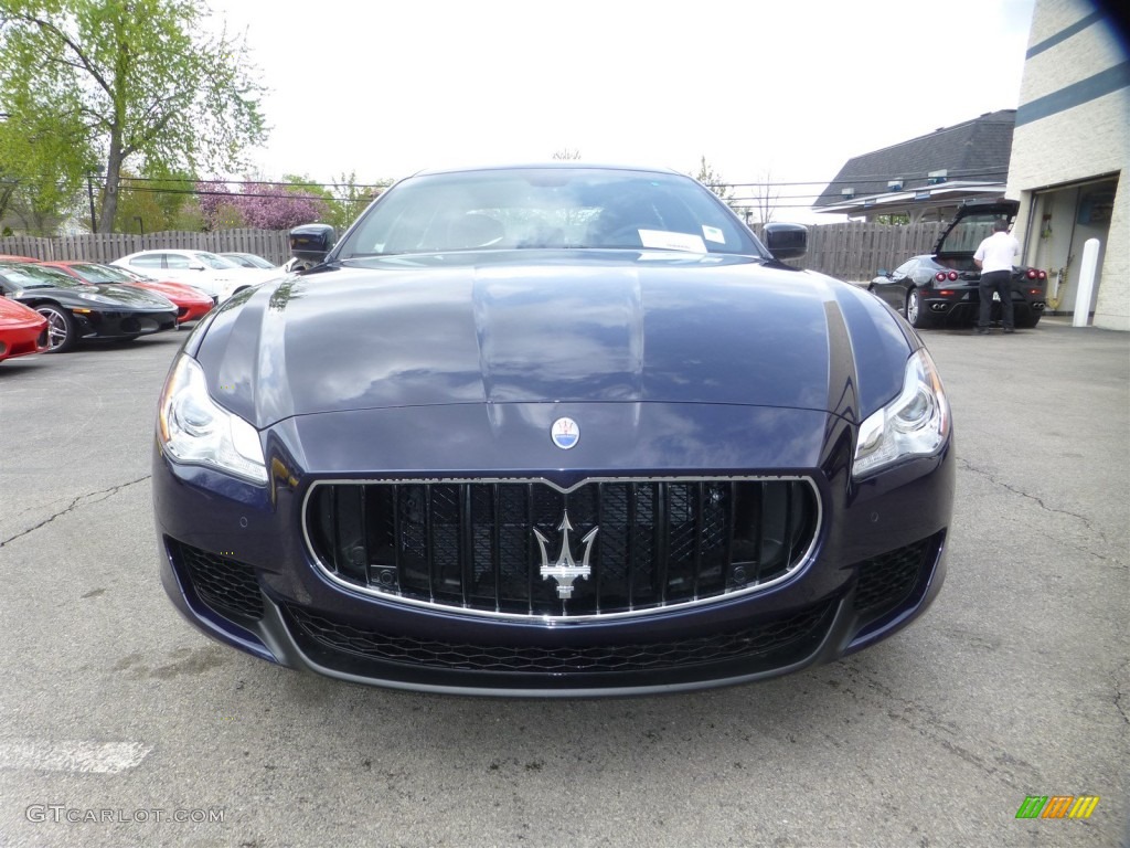 2015 Quattroporte S Q4 AWD - Blu Passione (Passion Blue) / Cuoio photo #4