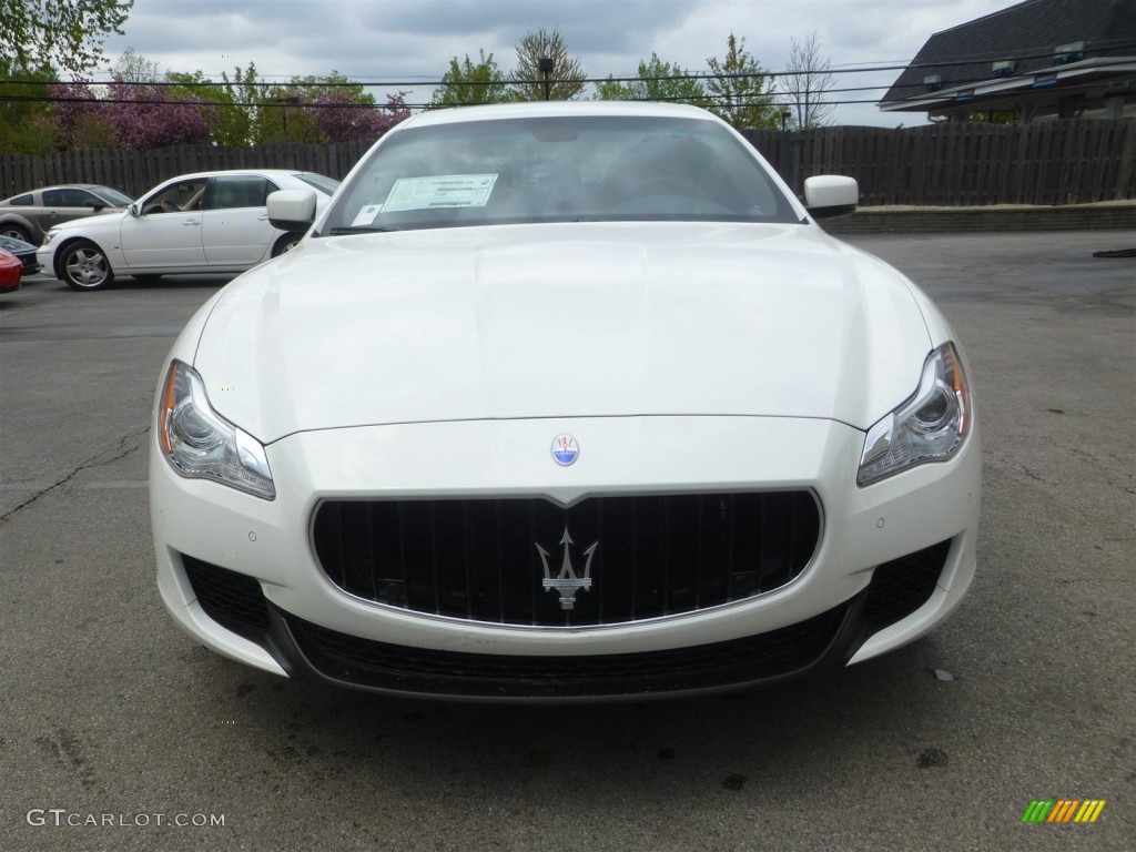 2015 Quattroporte S Q4 AWD - Bianco (White) / Cuoio photo #2