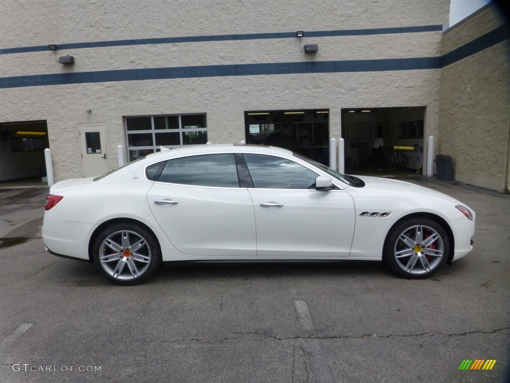 2015 Quattroporte S Q4 AWD - Bianco (White) / Cuoio photo #3