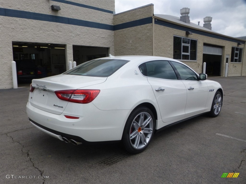 2015 Quattroporte S Q4 AWD - Bianco (White) / Cuoio photo #4