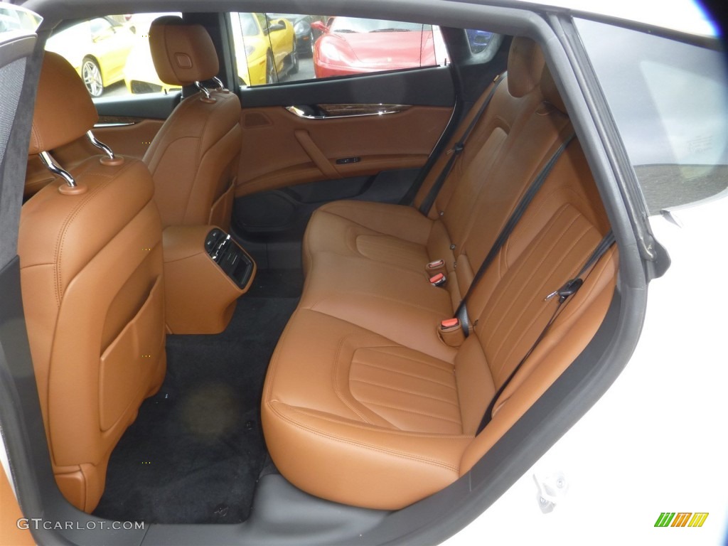 2015 Quattroporte S Q4 AWD - Bianco (White) / Cuoio photo #10