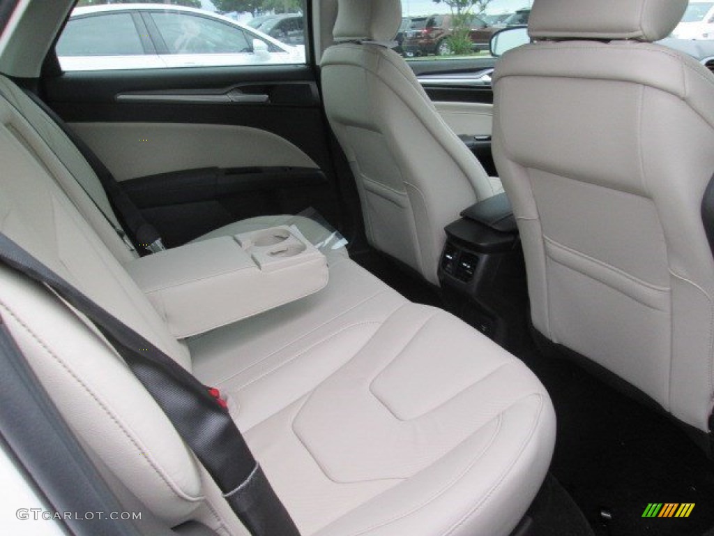 2016 Ford Fusion Titanium Rear Seat Photo #103675014