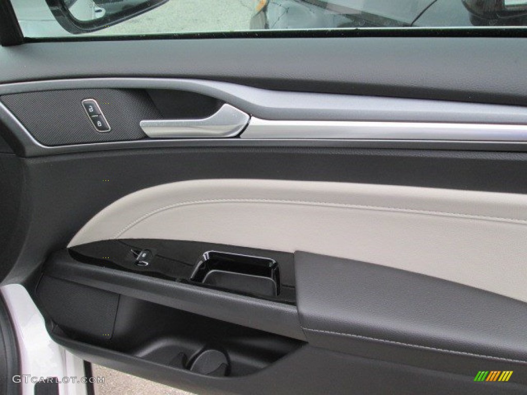 2016 Ford Fusion Titanium Medium Soft Ceramic Door Panel Photo #103675239