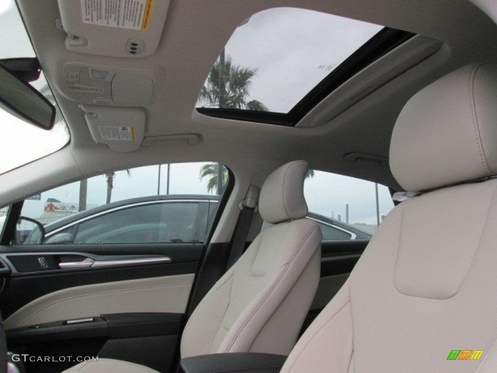 Medium Soft Ceramic Interior 2016 Ford Fusion Titanium Photo #103675455